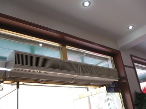 空氣幕應(yīng)用